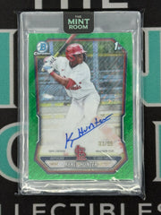 2026 Bowman Chrome Kenly Hunter Green Auto /99