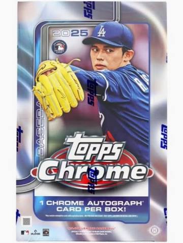 2025 Topps Chrome MLB Blaster Box