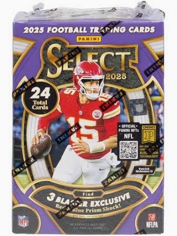2025 Panini Select NFL Red & Blue Prizms Blaster Box