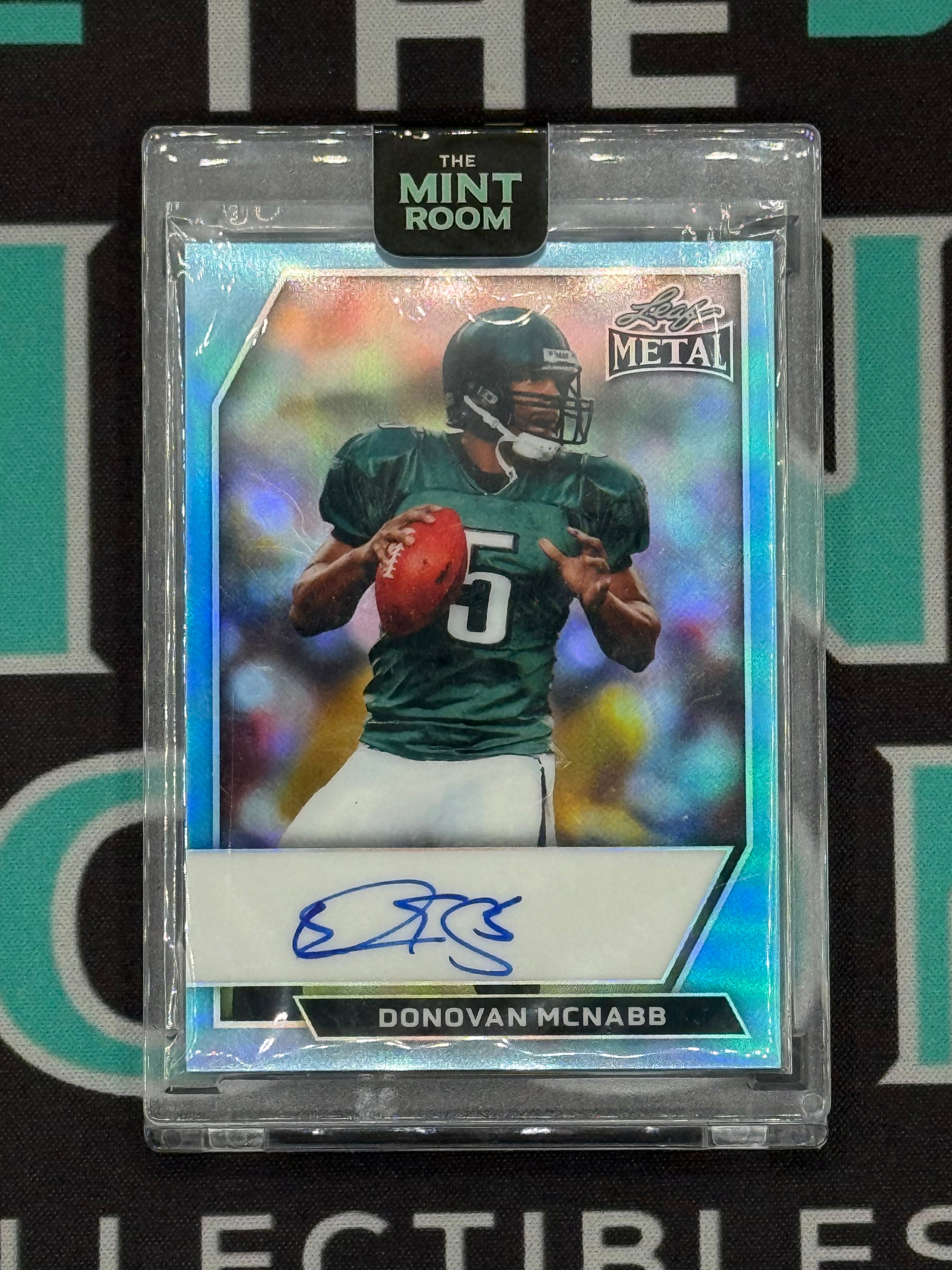 2026 Leaf Metal Donovan McNabb Auto Blue Parallel Auto /7