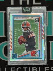 2025 Panini Optic Shedeur Sanders Rated Rookie Holo