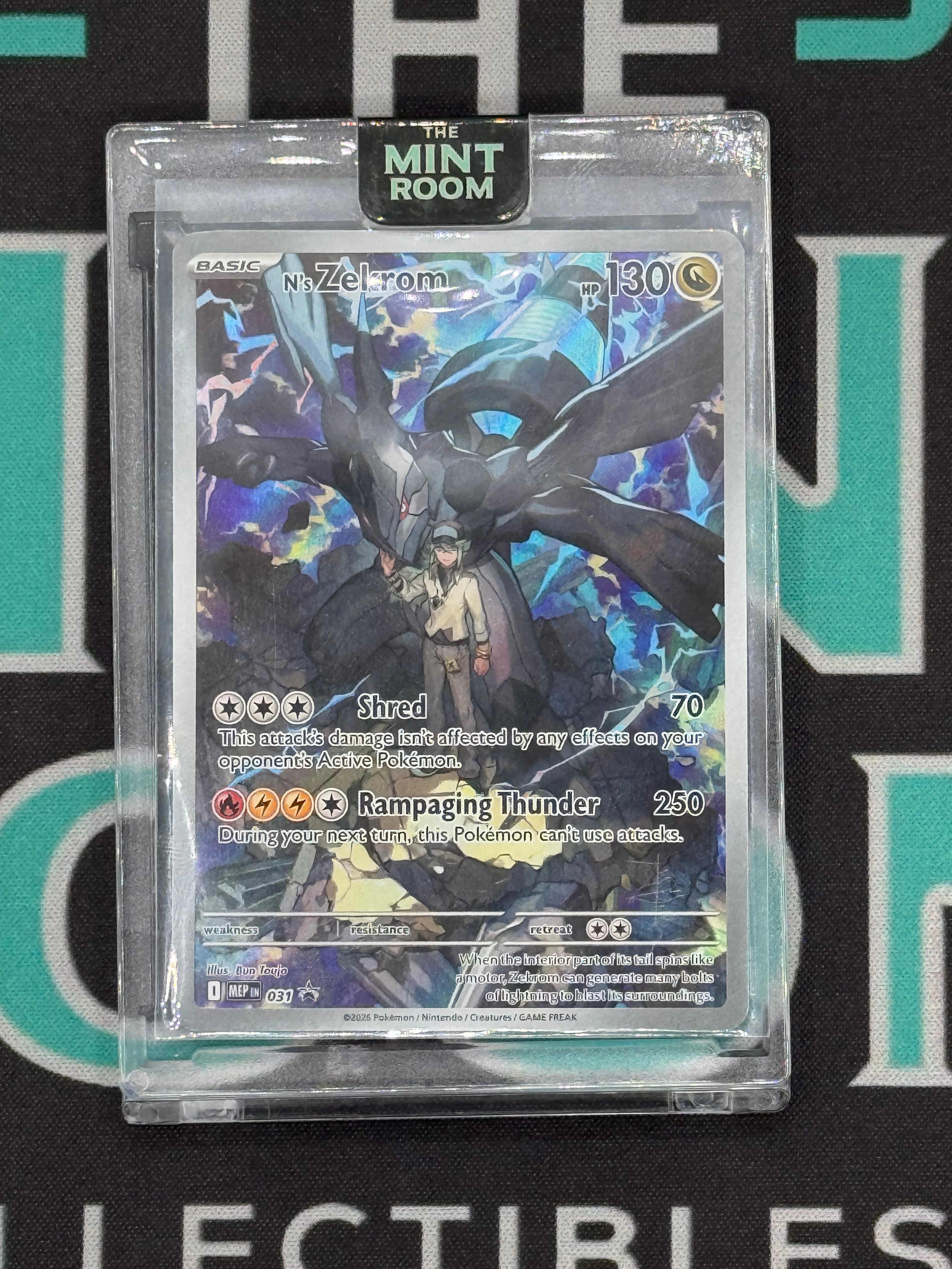 2025 Pokémon Mega Evolution Promo N's Zekrom -031