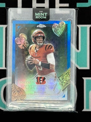 2025 Topps Chrome Joe Burrow Fortune 15 Blue /150