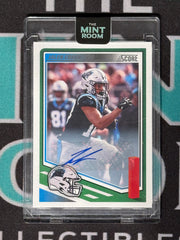 2025 Score Jalen Coker Auto No. 74