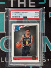 2018 Panini Donruss Trae Young Rated Rookie PSA 9