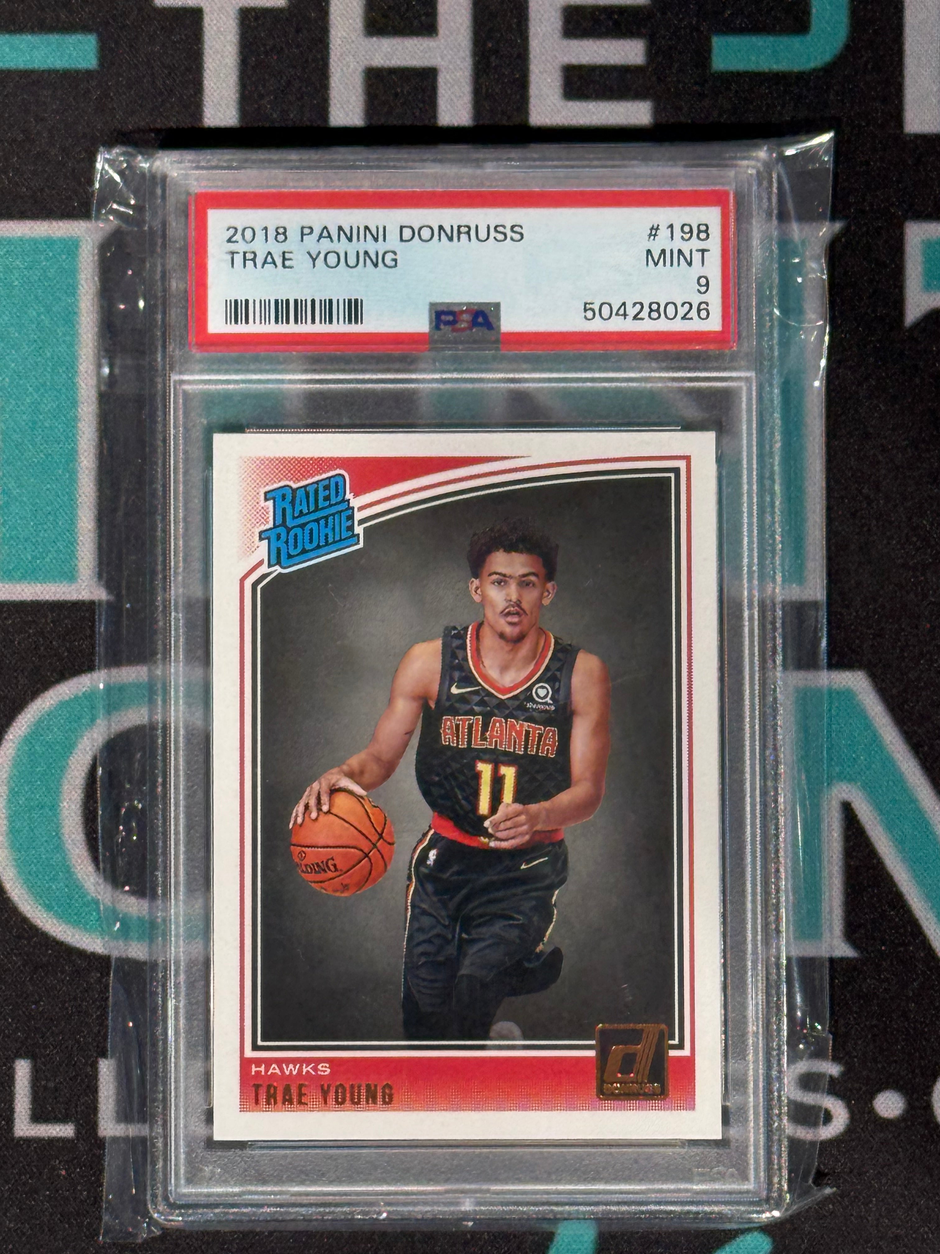 2018 Panini Donruss Trae Young Rated Rookie PSA 9
