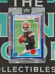 2025 Panini Optic Shedeur Sanders Purple Shock Rookie
