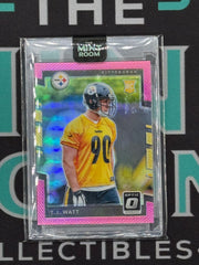 2017 Donruss Optic T.J. Watt Rookie Pink Prizm