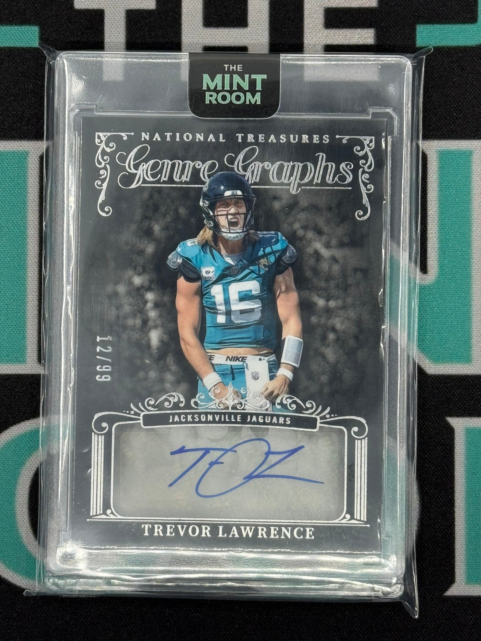 2025 National Treasures Trevor Lawrence Genre Graphs Auto /99