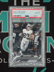 2024 Topps Now Brock Bowers PSA 10