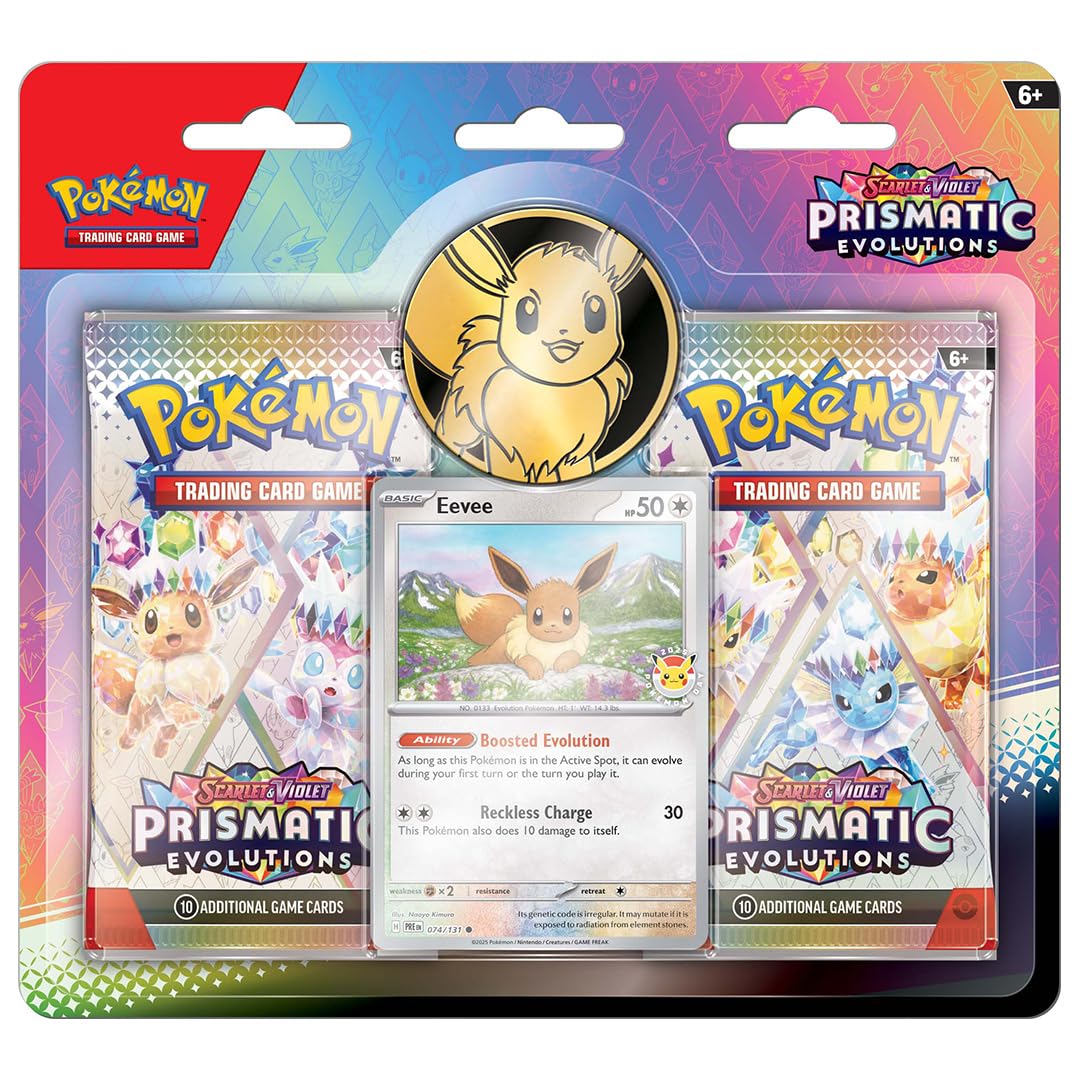 Pokemon Scarlet & Violet Prismatic Evolutions Blister Pack Eevee