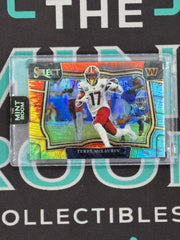2022 Panini Select Terry McLaurin Tie Dye Prizm Field Level /25