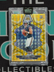 2024 Panini Mosaic Caleb Williams Reactive Yellow Prizm RC