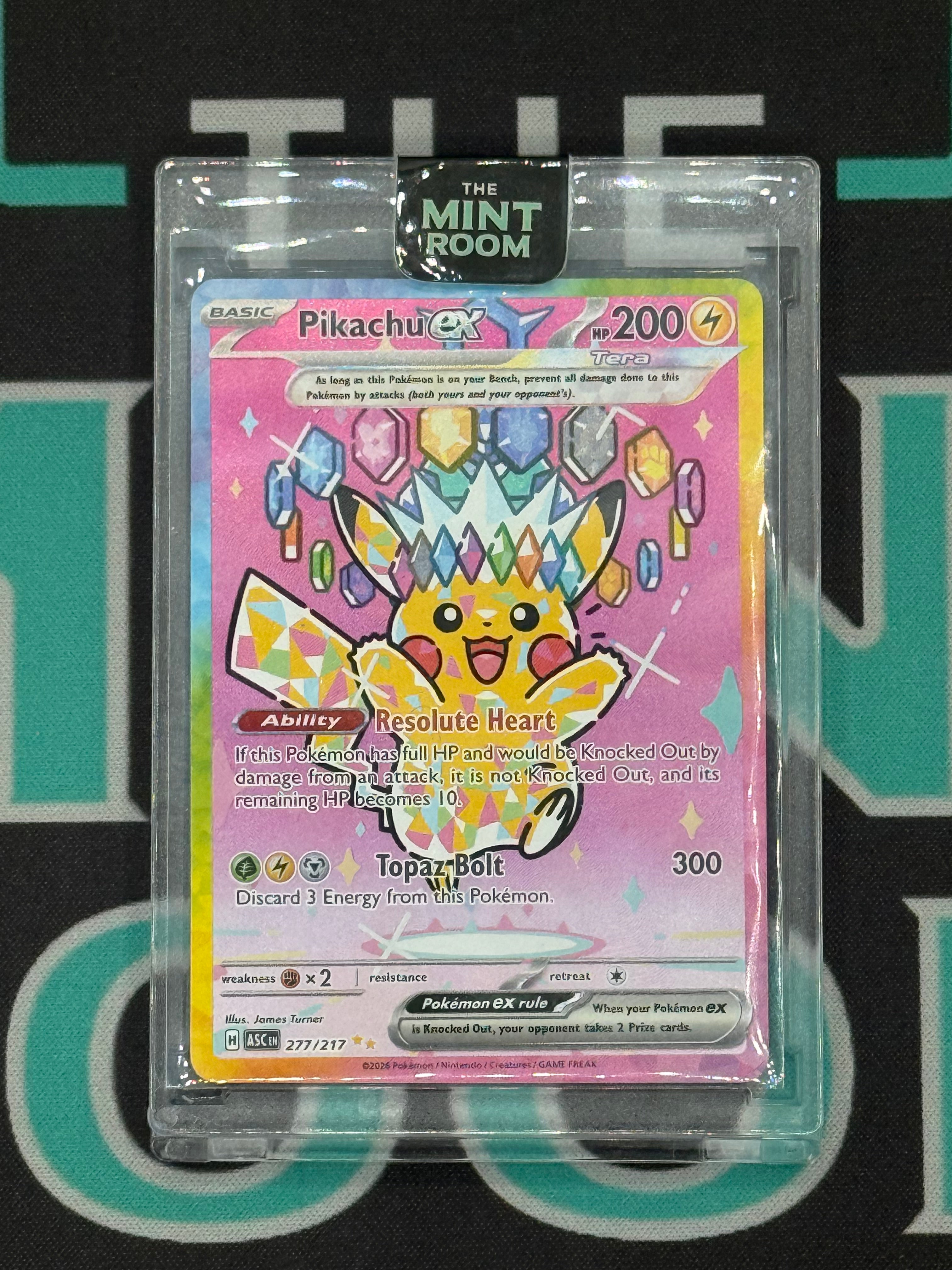 2026 Pokemon Ascended Heroes Pikachu Special Illustration Rare ex -277/217