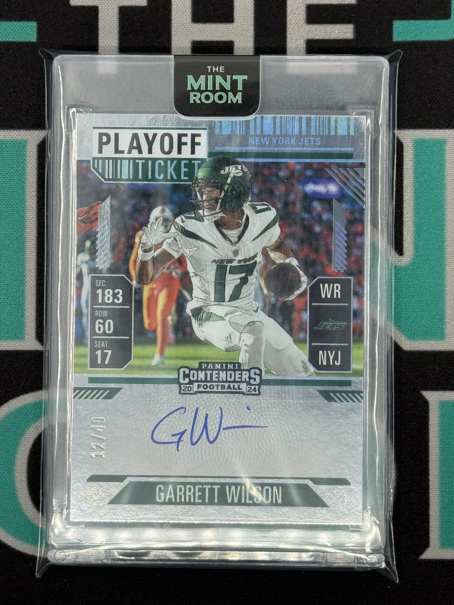 2025 Contenders Garret Wilson Playoff Ticket Auto /49