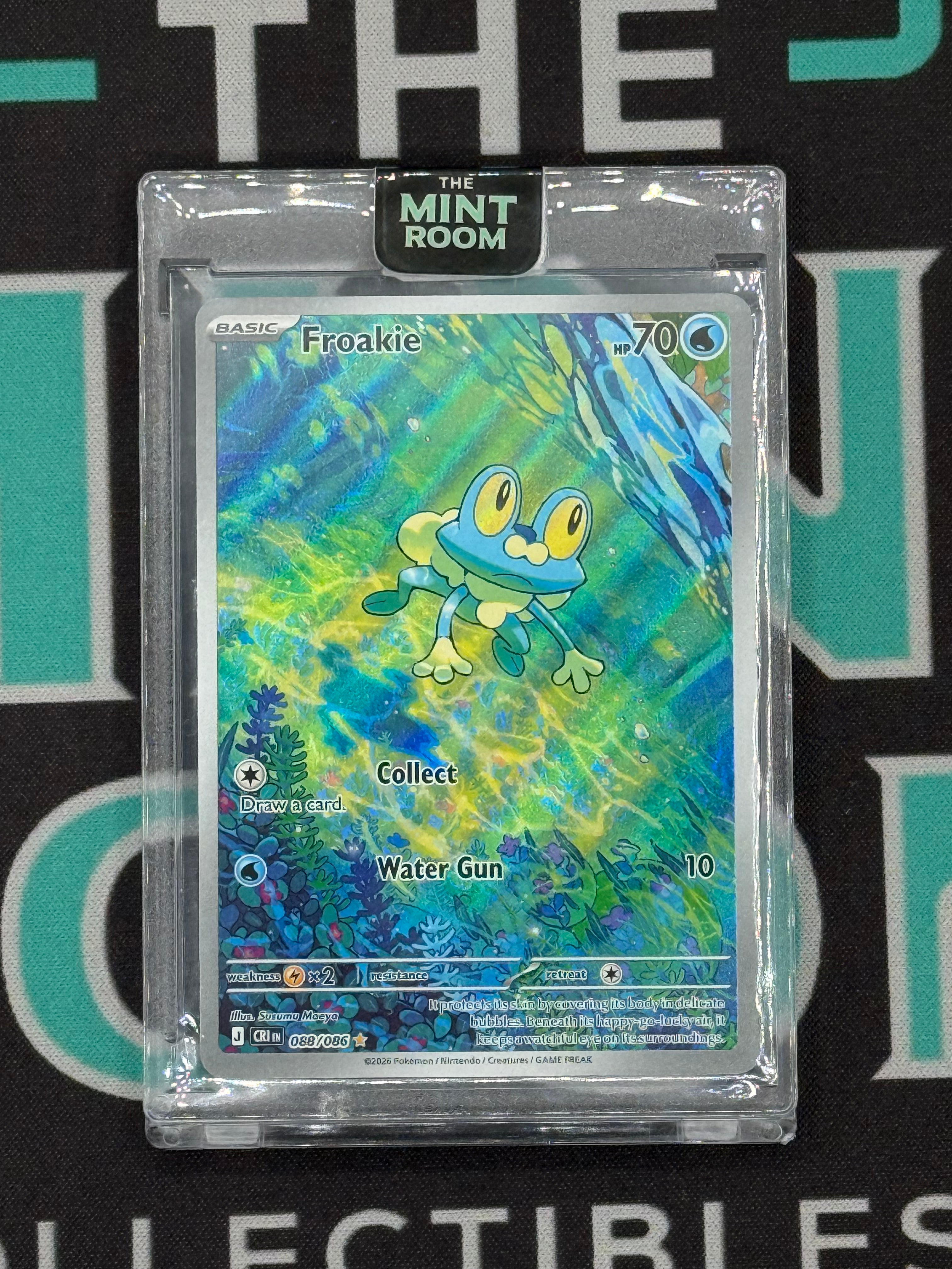2026 Pokémon Scarlet & Violet Crimson & Crimson Froakie Illustration Rare 088/086