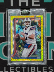 2025 Topps Chrome Josh Allen Lime Green X-Fractor