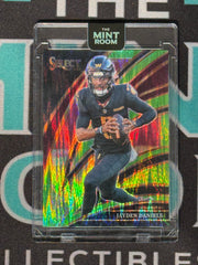 2025 Panini Select Jayden Daniels Green Shock /699 Club Level