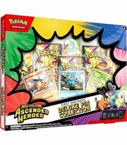 Pokemon Mega Evolution Ascended Heroes First Partners Deluxe Pin Collection Box