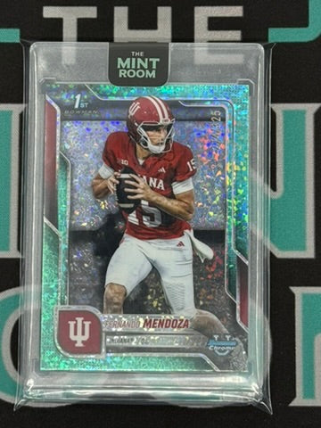 2025 Bowman Chrome Fernando Mendoza Aqua Diamond /325