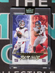 2025 Topps Signature Class Paramount Pairings Jaxson Dart & Cam Skattebo Rookie