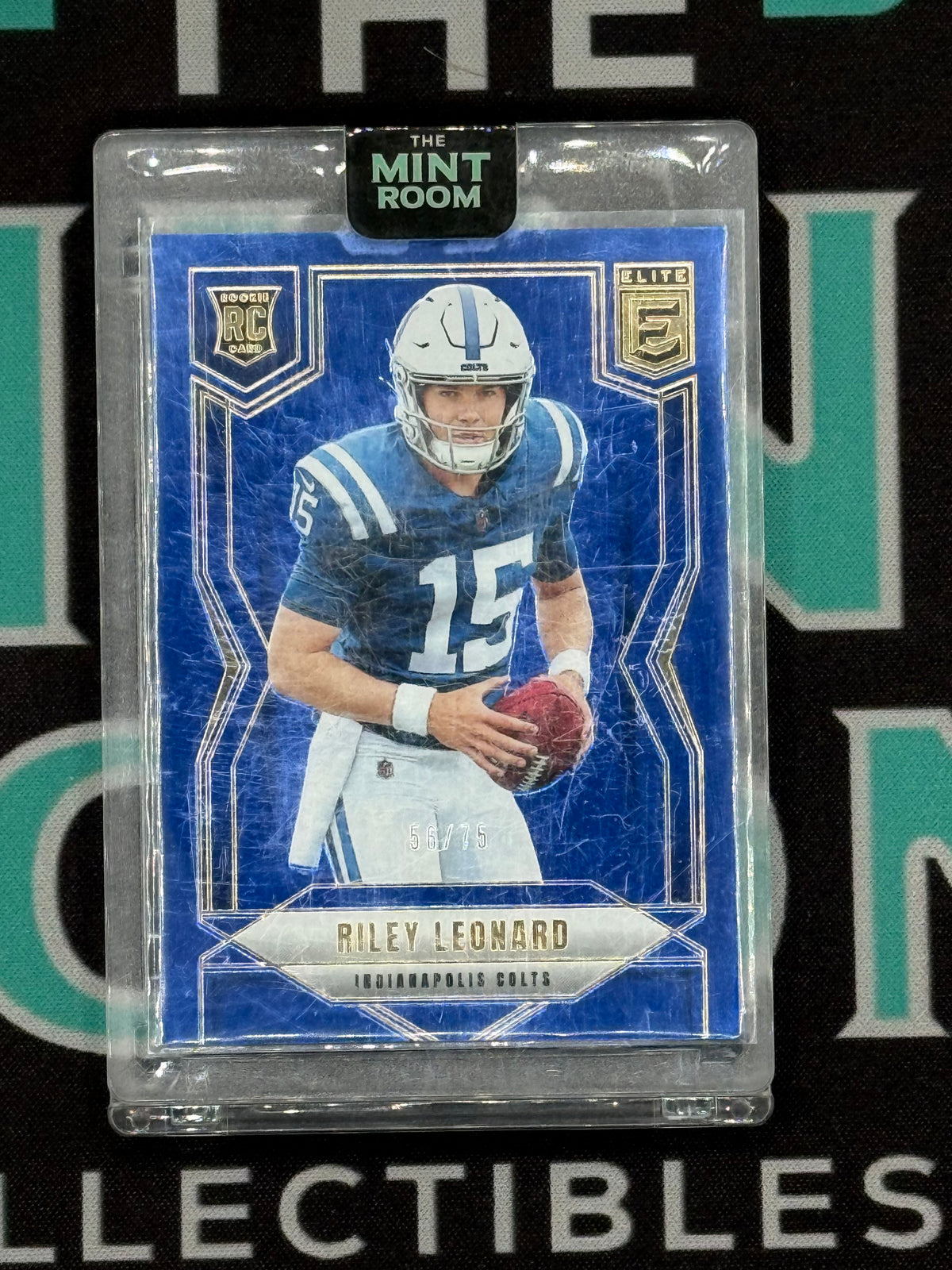 2025 Donruss Elite Riley Leonard Blue /75