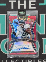 2019 Panini Select Derrick Henry Maroon Auto Blue /10 SSP