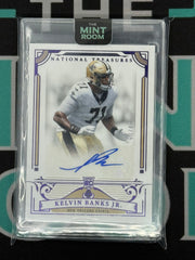 2025 National Treasures Kelvin Banks Jr. Rookie Auto /49