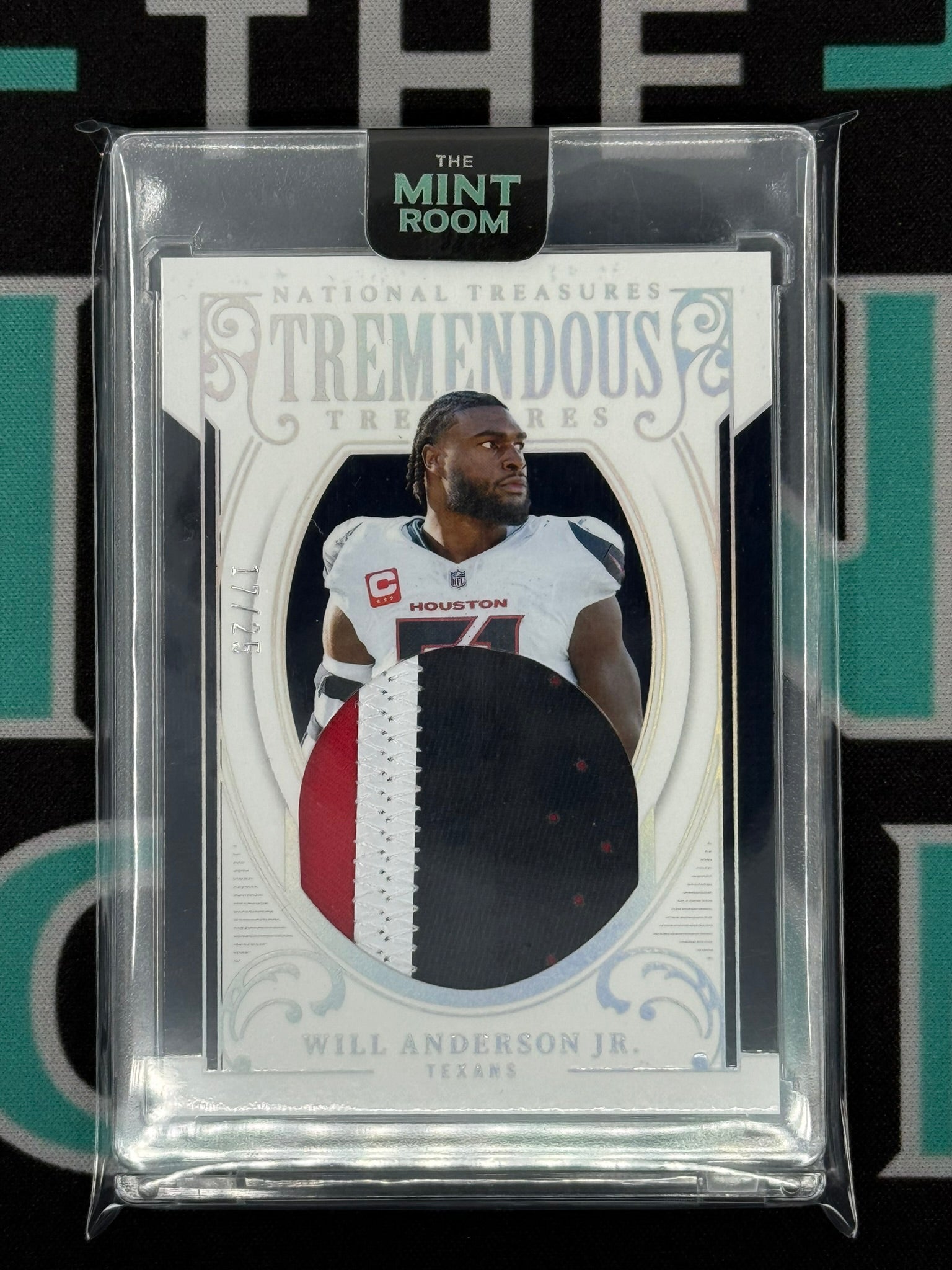 2025 National Treasures Will Anderson Tremendous Treasures Patch /25