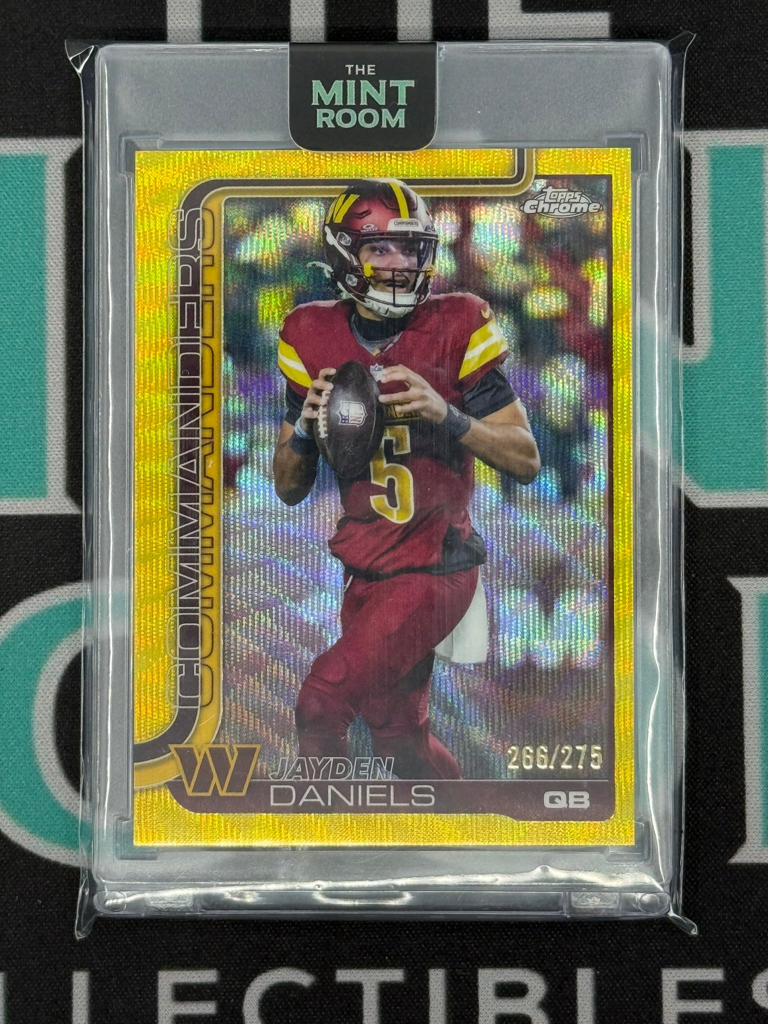 2025 Topps Chrome Jayden Daniels Yellow /275
