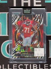 2025 Panini Select Josh Simmons Zebra Concourse Case Hit SSP
