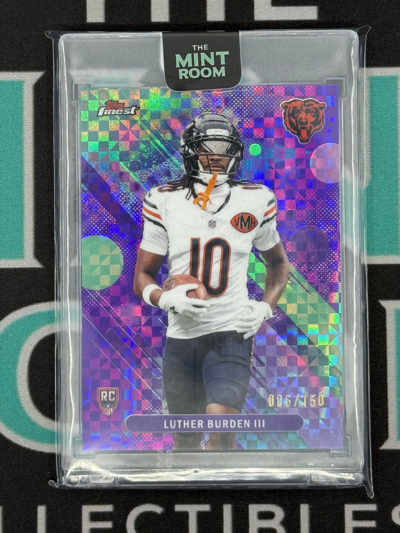 2025 Topps Finest Luther Burden Purple X-Fractor /150