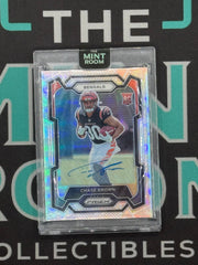 2023 Panini Prizm Chase Brown Silver Auto Rookie