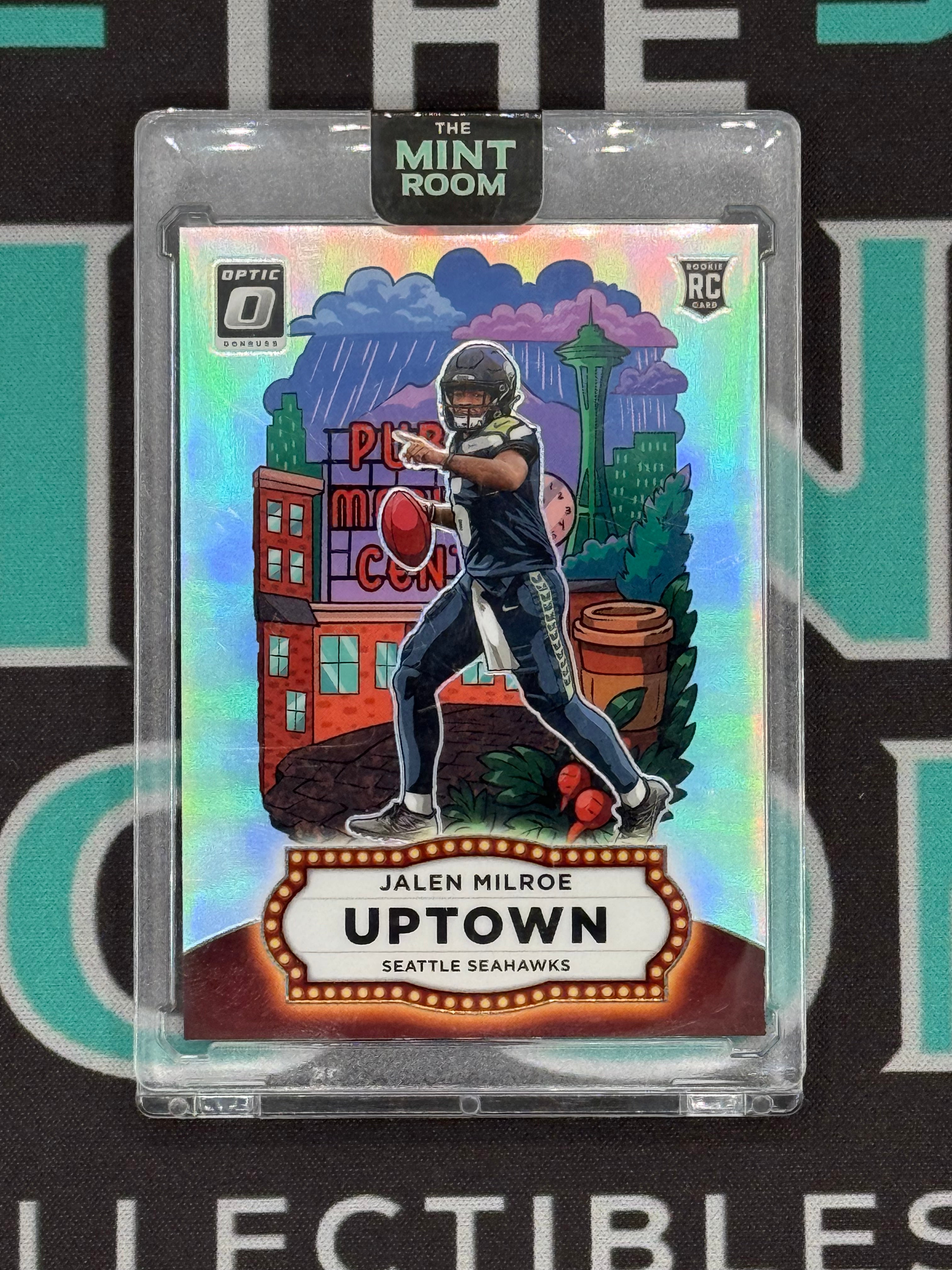 2025 Donruss Optic Jalen Milroe Uptown Rookie Insert