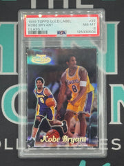 1999 Topps Gold Label Kobe Bryant Class 1 PSA 8