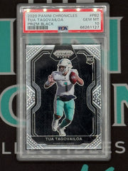2020 Panini Chronicles Tua Tagovailoa Prizm Black PSA 10