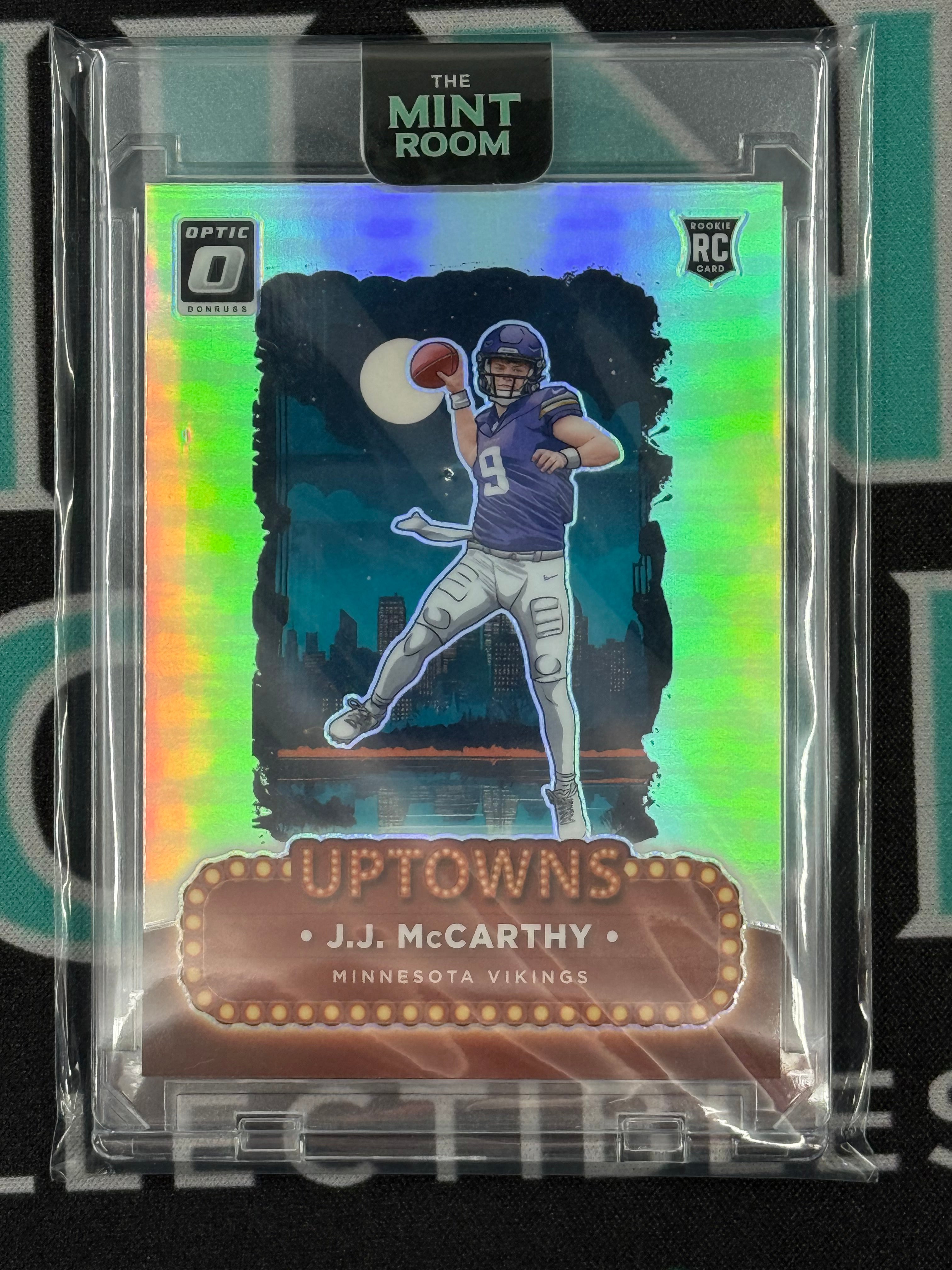 2024 Optic J.J. McCarthy Uptowns Rookie Card