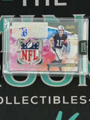 2025 Absolute Football Jack Bech Rookie Premiere Shield Patch Autograph /10 Card