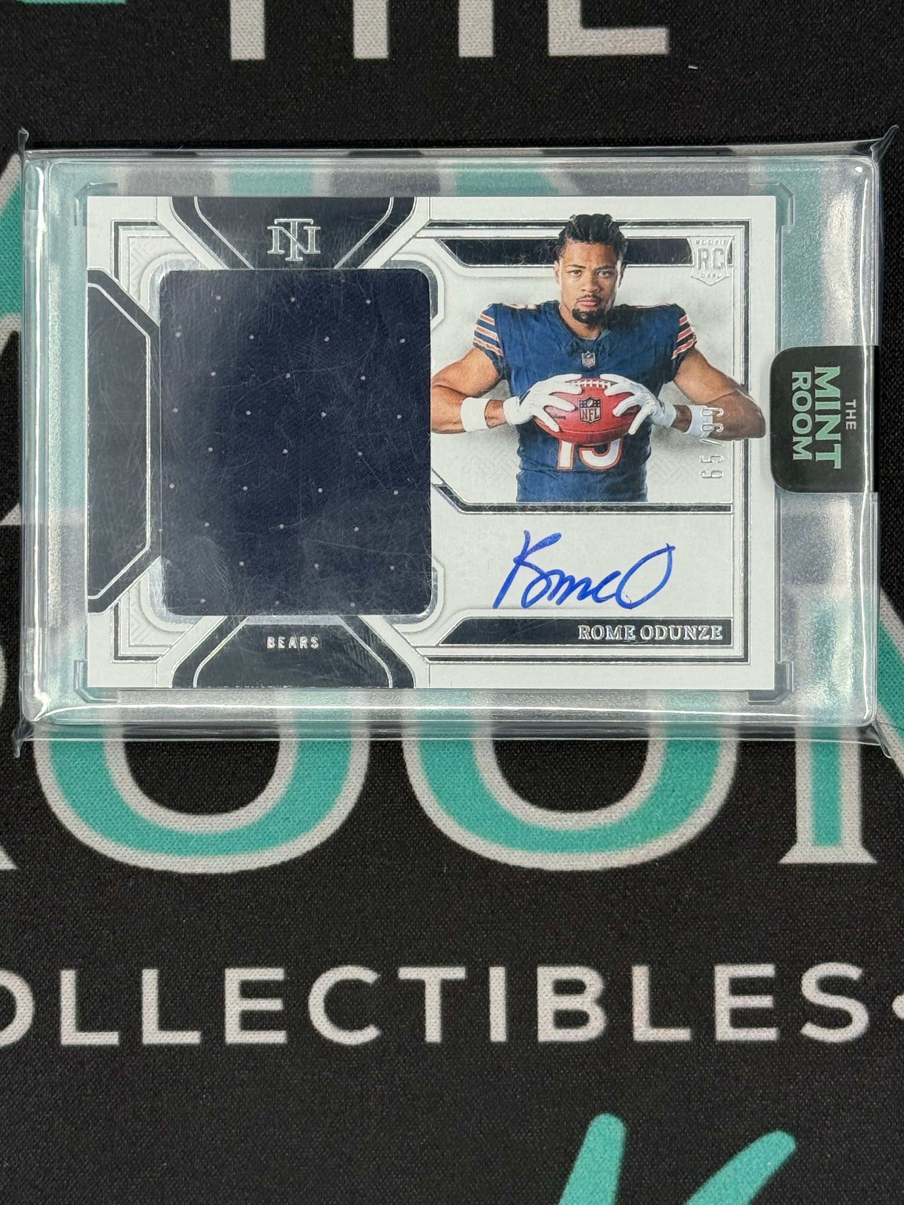 2024 National Treasures Rome Odunze Rookie Patch Autograph /99