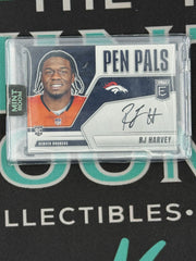 2025 Pen Pals RJ Harvey Elite Rookie Autograph Card