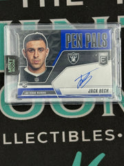 2025 Pen Pals Jack Bech Elite Rookie Autograph Blue Card