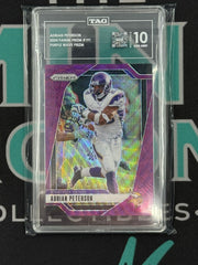 2024 Prizm Adrian Peterson Purple Wave Prizm /99 TAG 10