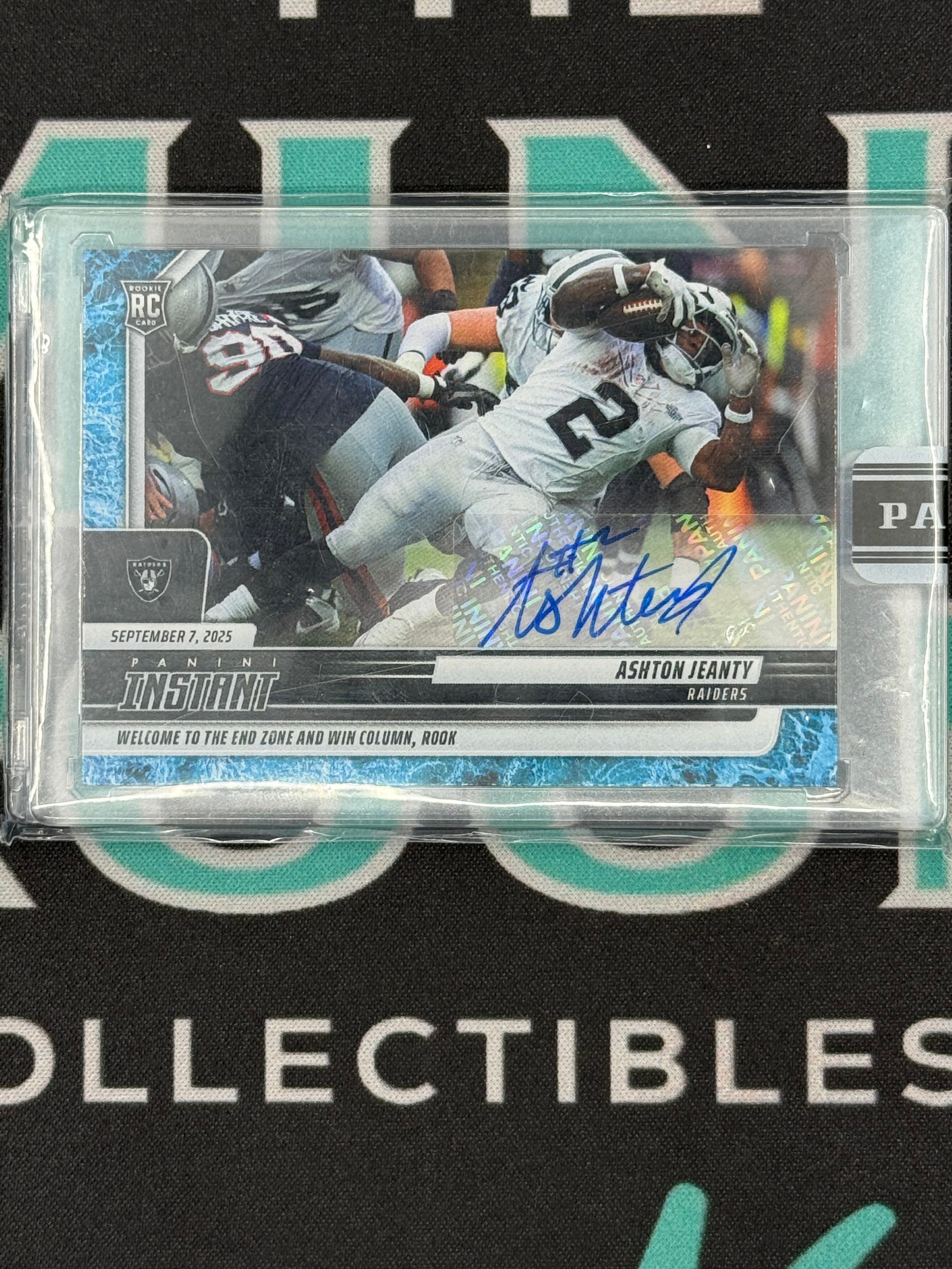 2025 Instant Ashton Jeanty Rookie Card Autograph September 7 /10