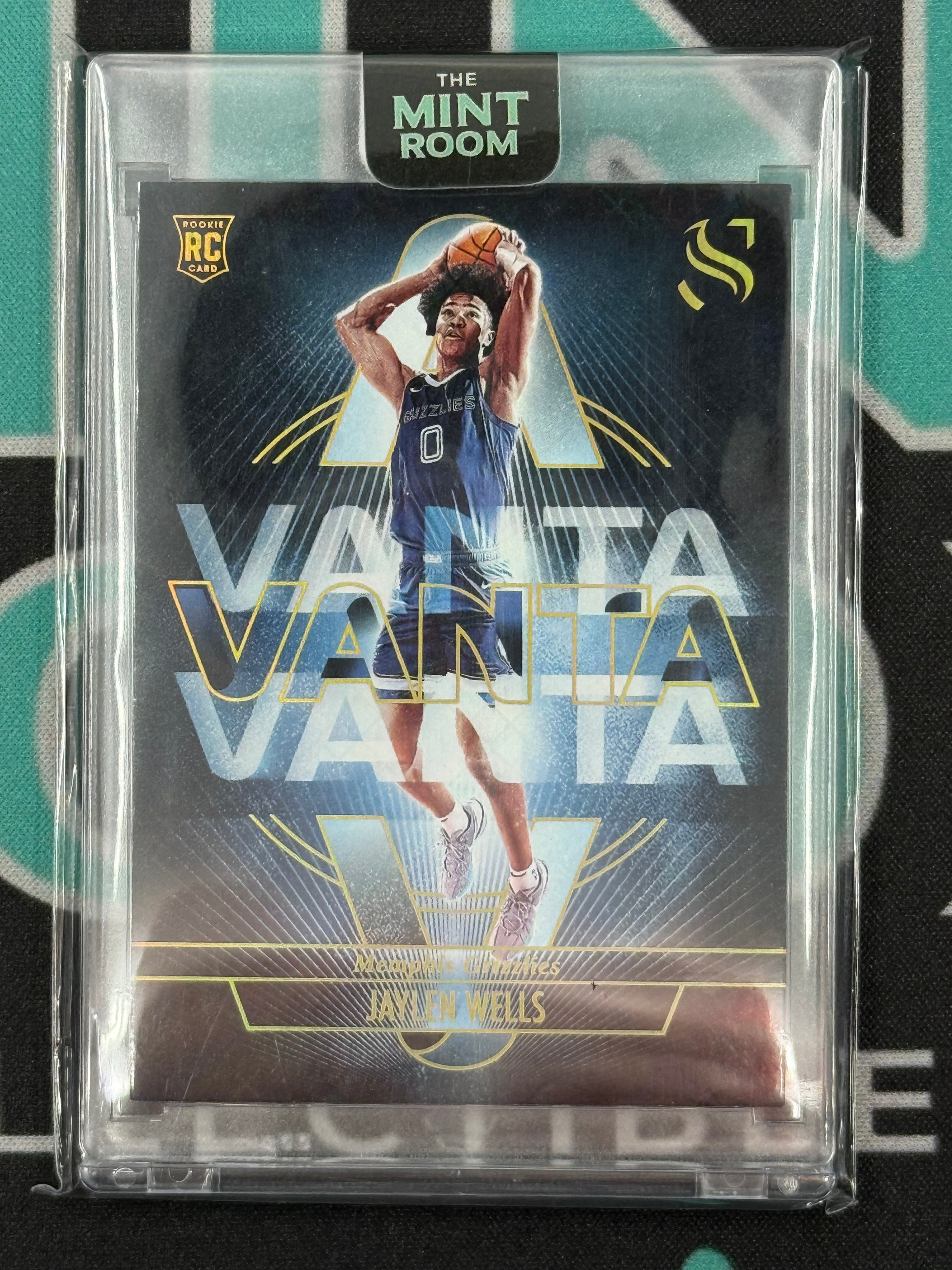 2024-25 Silhouette Jaylen Wells Vanta Super Shot Print Rookie Card