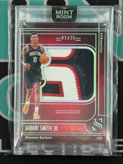 2024-25 Silhouette Jabari Smith Jr. Silver Holo Patch /25
