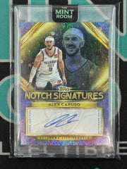 2025-26 Notch Signatures Alex Caruso Blue Autograph Gold Parallel /50