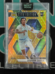 2024-25 Mosaic Stephon Castle Rookie Card Honeycomb Prizm