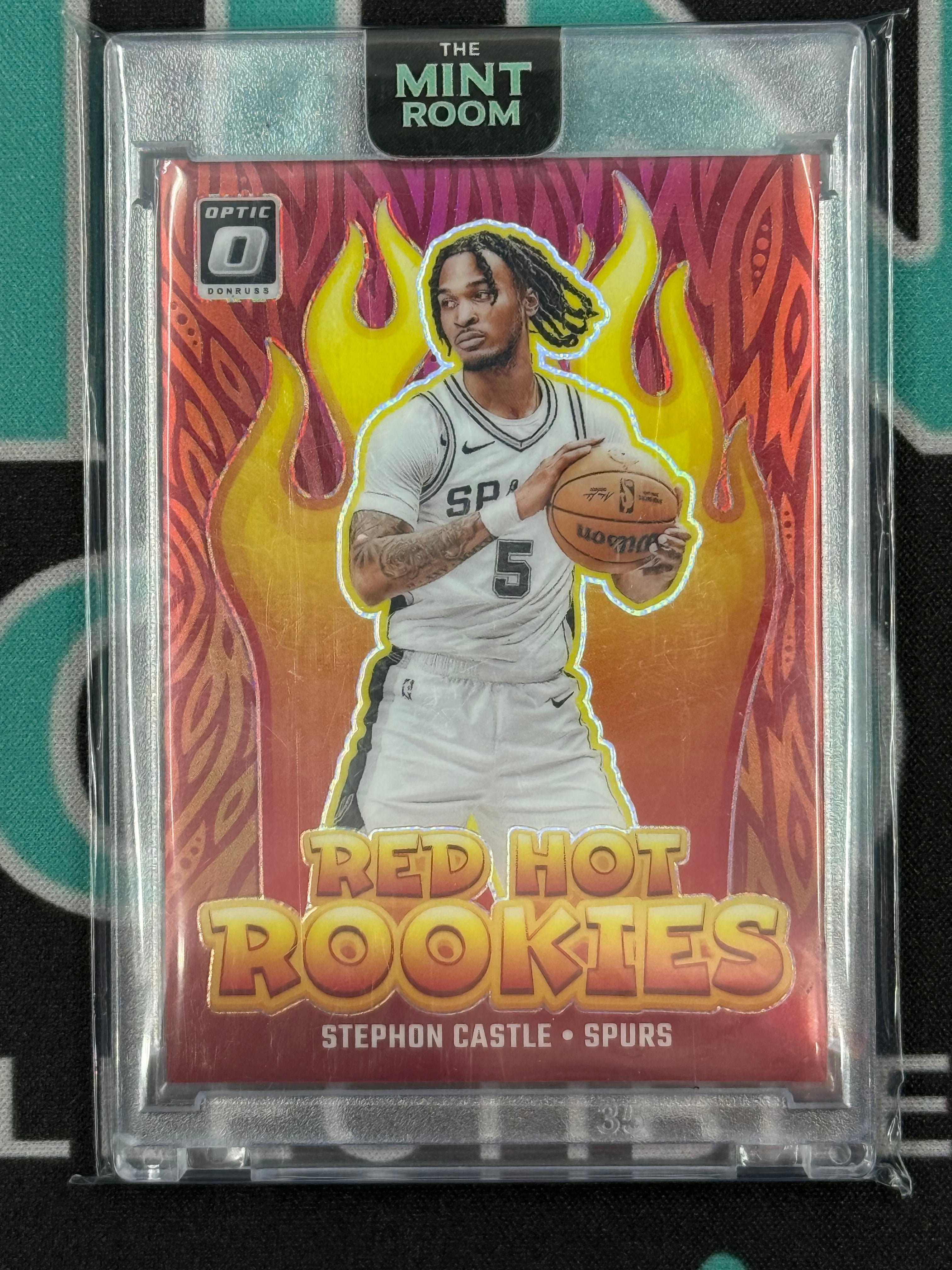 2024 Optic Stephon Castle Red Hot Rookies /99
