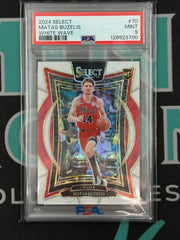 2024 Select Matas Bezels White Wave Rookie Card /99 PSA 9