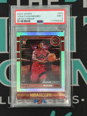 2024 Hoops Jonathan Mogbo Artist Proof Rookie Card /25 PSA 9